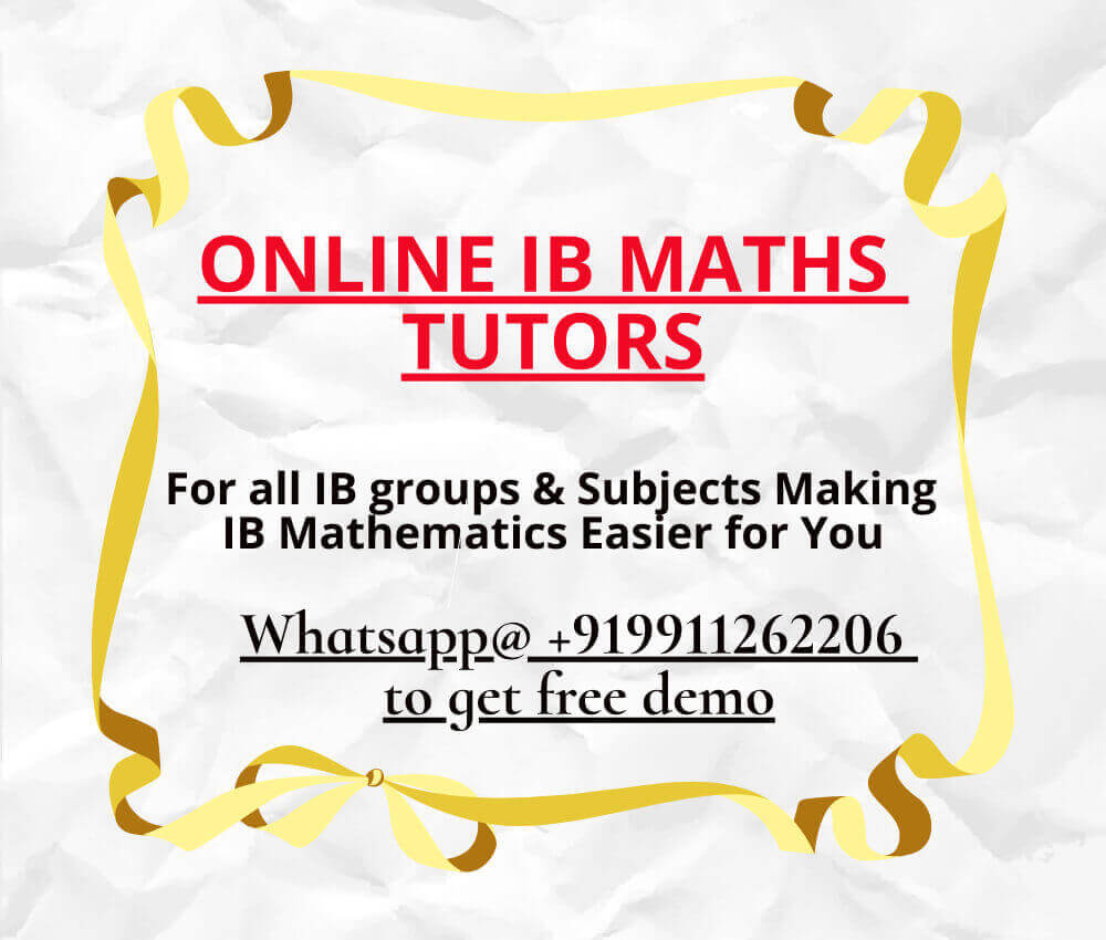 Online IB Maths Tutors